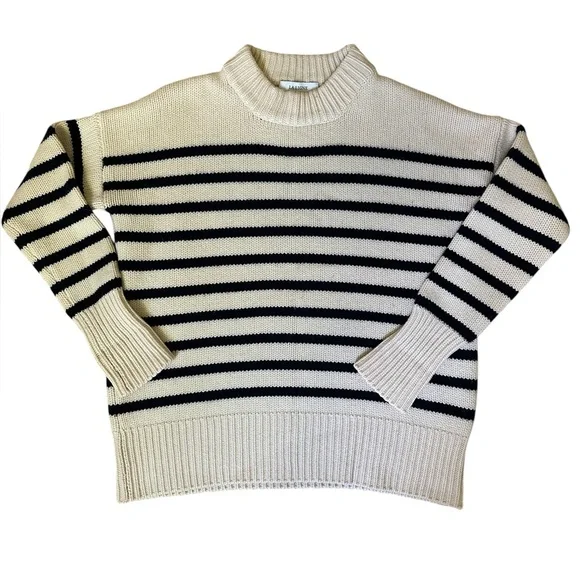 La Ligne Marin Sweater. S. Cream/Navy. EUC. - Picture 7 of 12